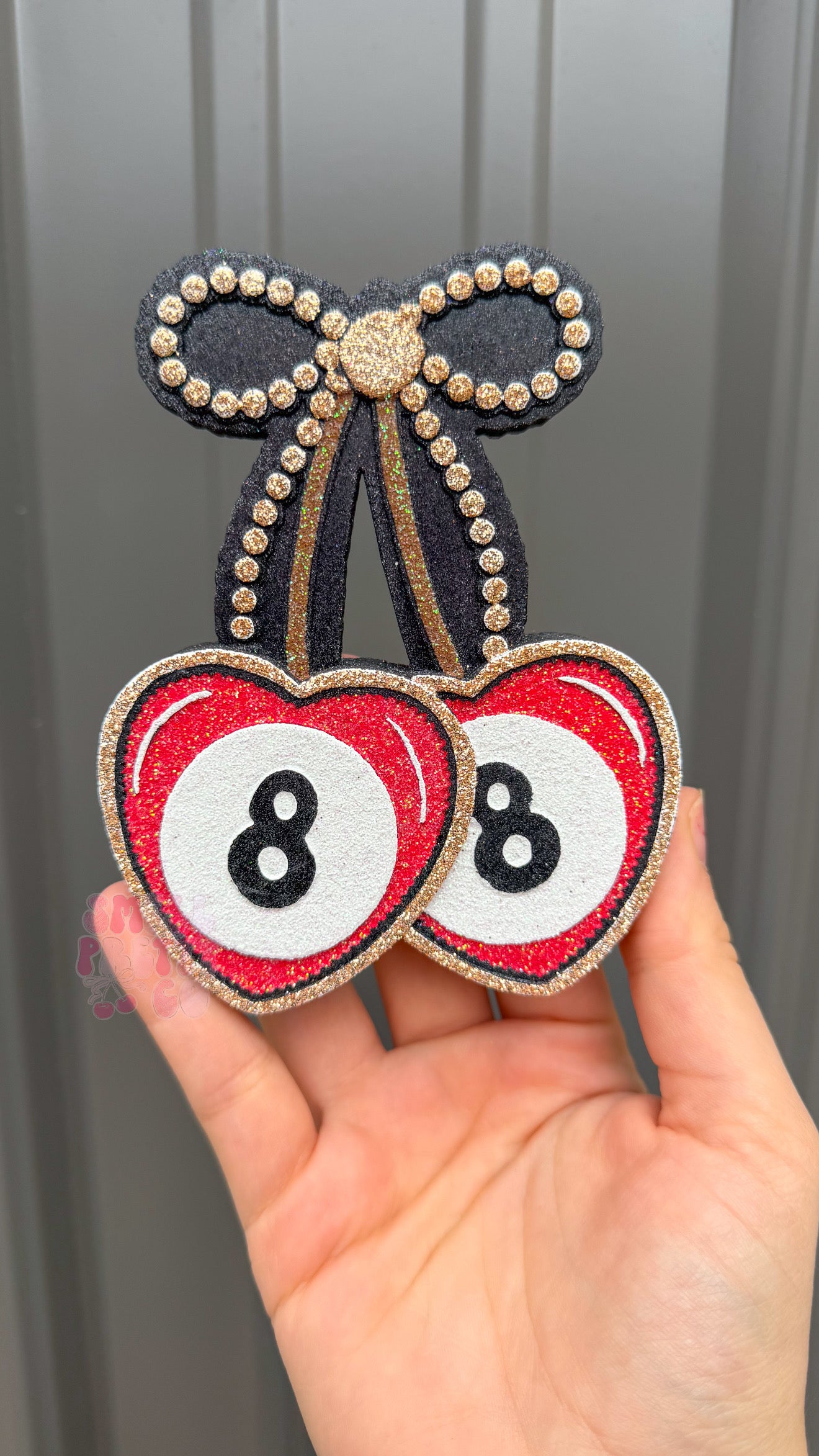 Heart 8 Ball Cherry