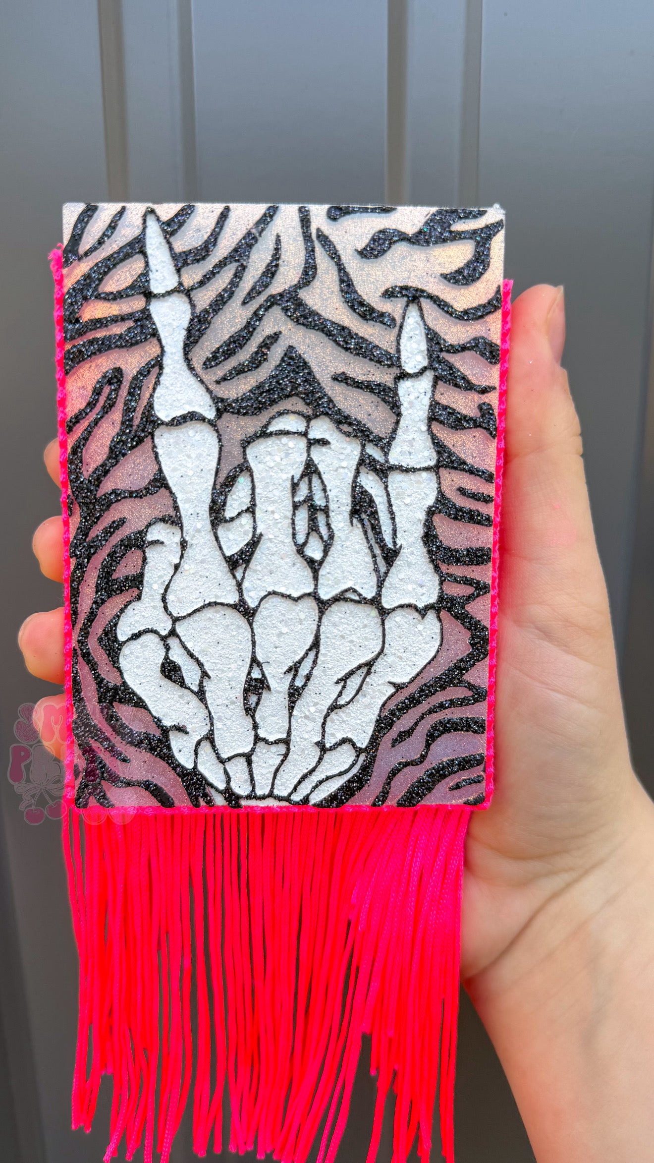 Rock N Roll Zebra Hand