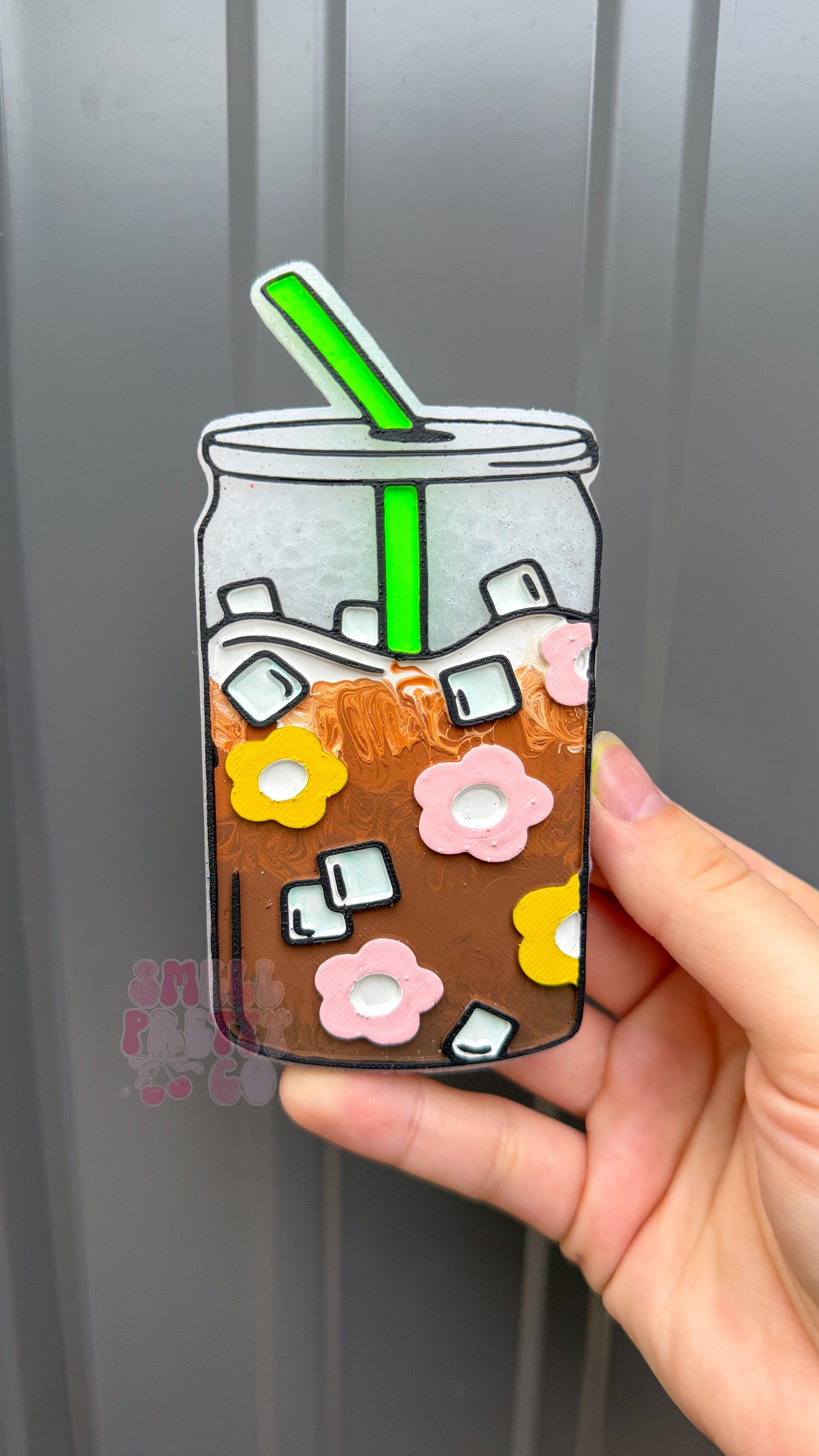 Floral Iced Coffee