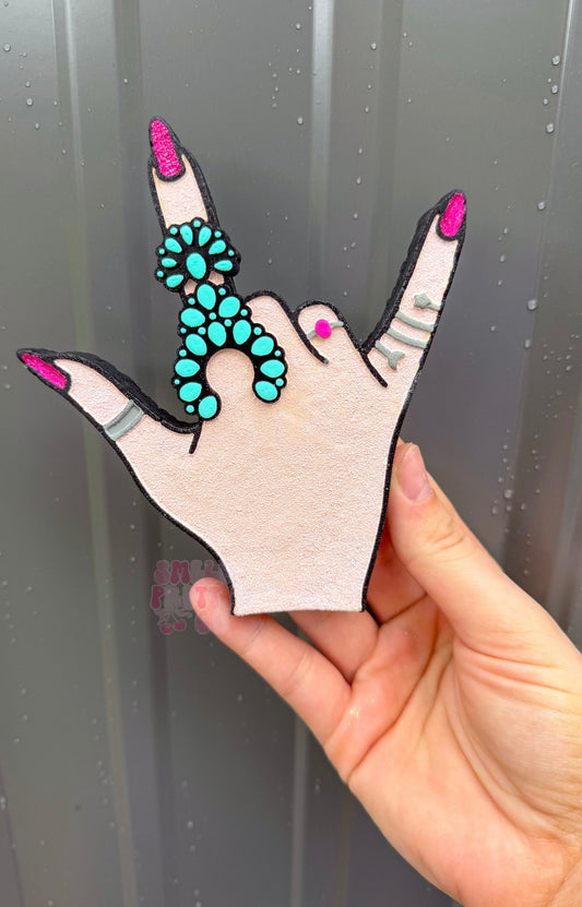 Western Cowgirl Hand